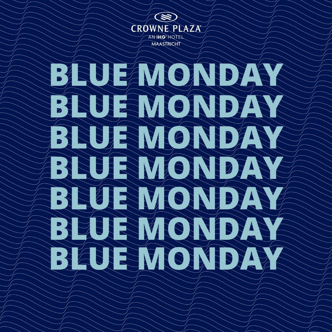 BLUE MONDAY 

Nothing blue about this Monday! Just think of it as "pre-pre-pre-pre-Friday"! 😉

#BlueMonday #PreFriday #DontBeSad #DontWorryBeHappy #VisitMaastricht #VisitZuidLimburg #CrownePlaza #Maastricht #CrownePlazaMaastricht #IHG