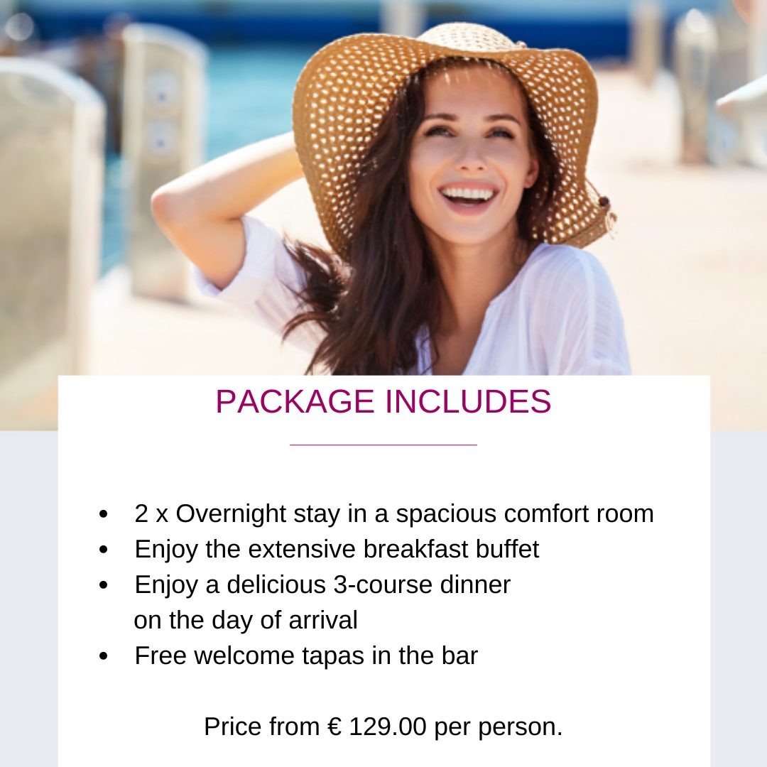 Its summer again and there is plenty to do and see again in Maastricht! Discover Maastricht these summer months with our summer arrangement including a 2 night’s stay. 

This arrangement can be used between July 1st and August 31st.

Inform via phone +31 (0)43 350 91 91 or book on https://engines.hoteliers.com/en/307/booking/getdata/arrival/01-07-2022/departure/03-07-2022/ 

#ihg #visitlimburg #cpm #crowneplaza #maastricht #limburg #visitmaastricht #crowneplazahotel #hotel #maastrichtcity #nachtjeweg #centrumhotelmaastricht #zomer #summer #summerarrangement #zomerarrangement #arrangement